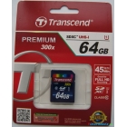 SDXC 64GB  Transcend Class 10 UHS-I 300x